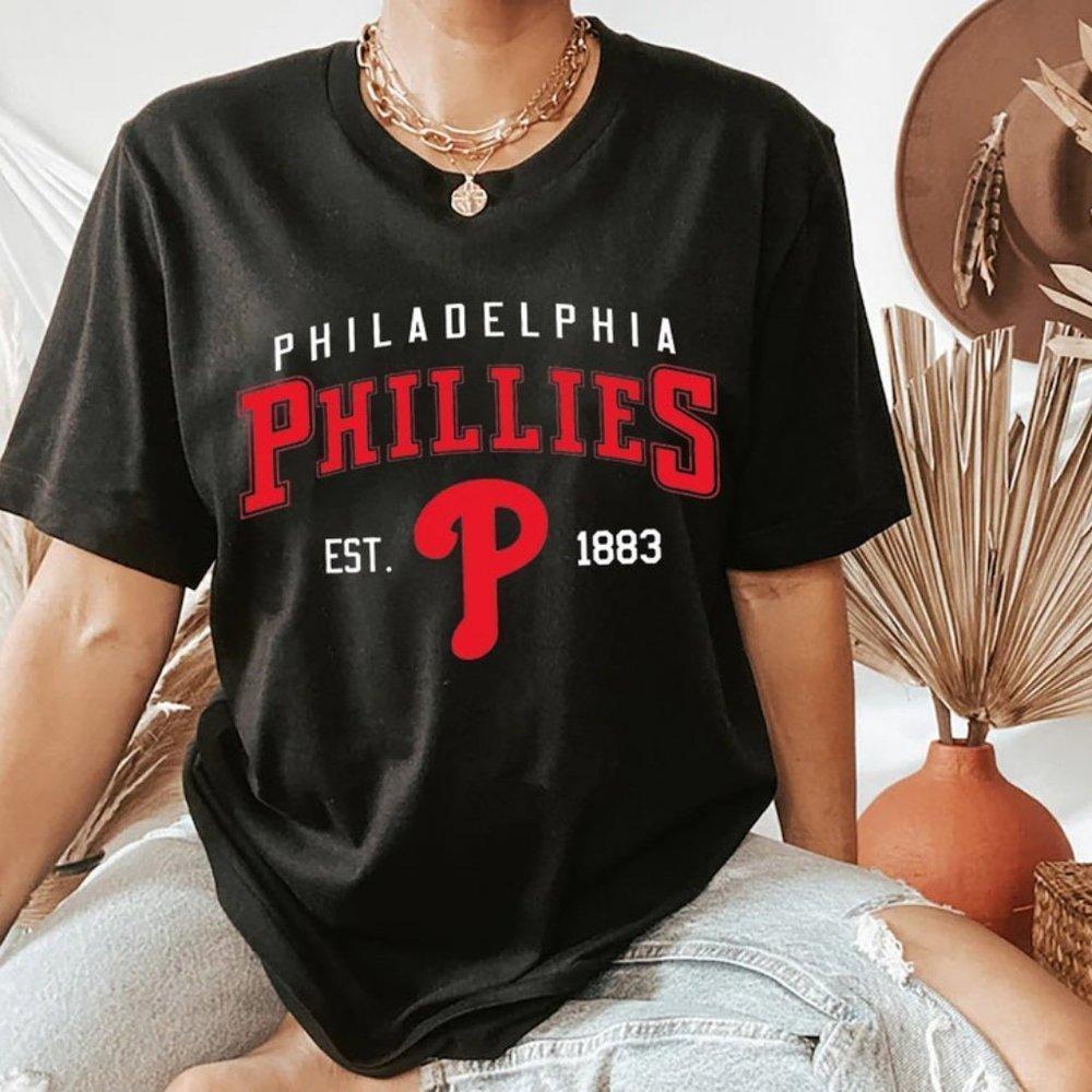 Phillies Est 1883 Baseball 90S Style Tee Shirt Unisex Tee Shirt